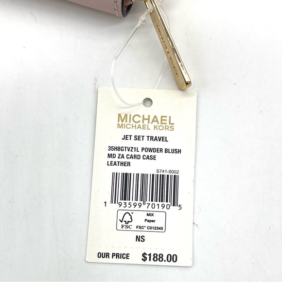 Michael Kors Zip Around Card Case Wallet - Picture 3 of 5